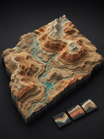 程序化地形图谱风